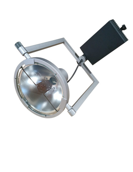 Iguzzini 3 4893 074 0 large track light 70w hit g12 electronic grey/black 220-240v flood 38°